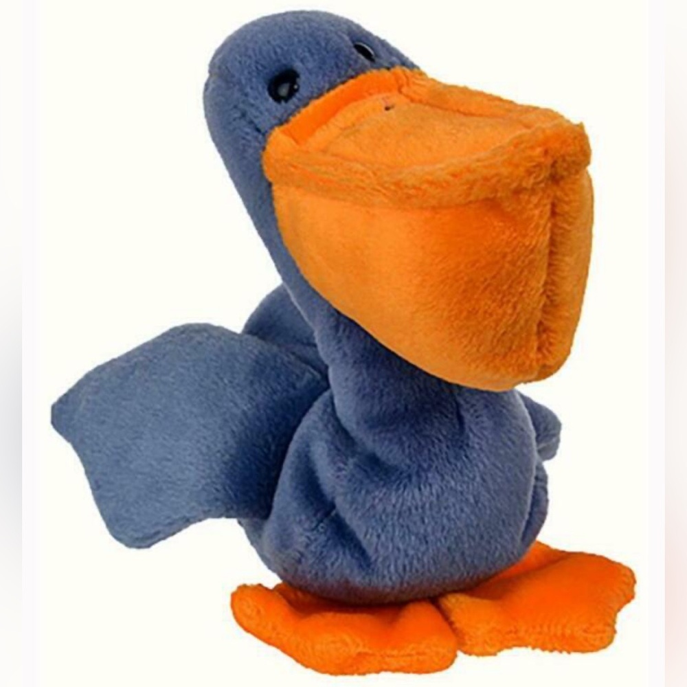 RETIRED NWT Beanie Babies Scoop the Pelican, 1996 - Picture 2 of 8